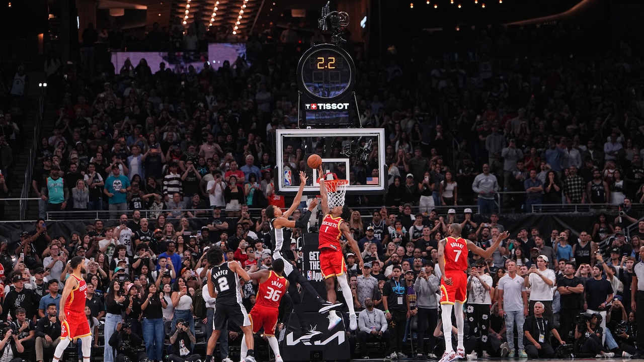 Rockets beat Spurs after clutch Amen block on Wemby, box score stats ...