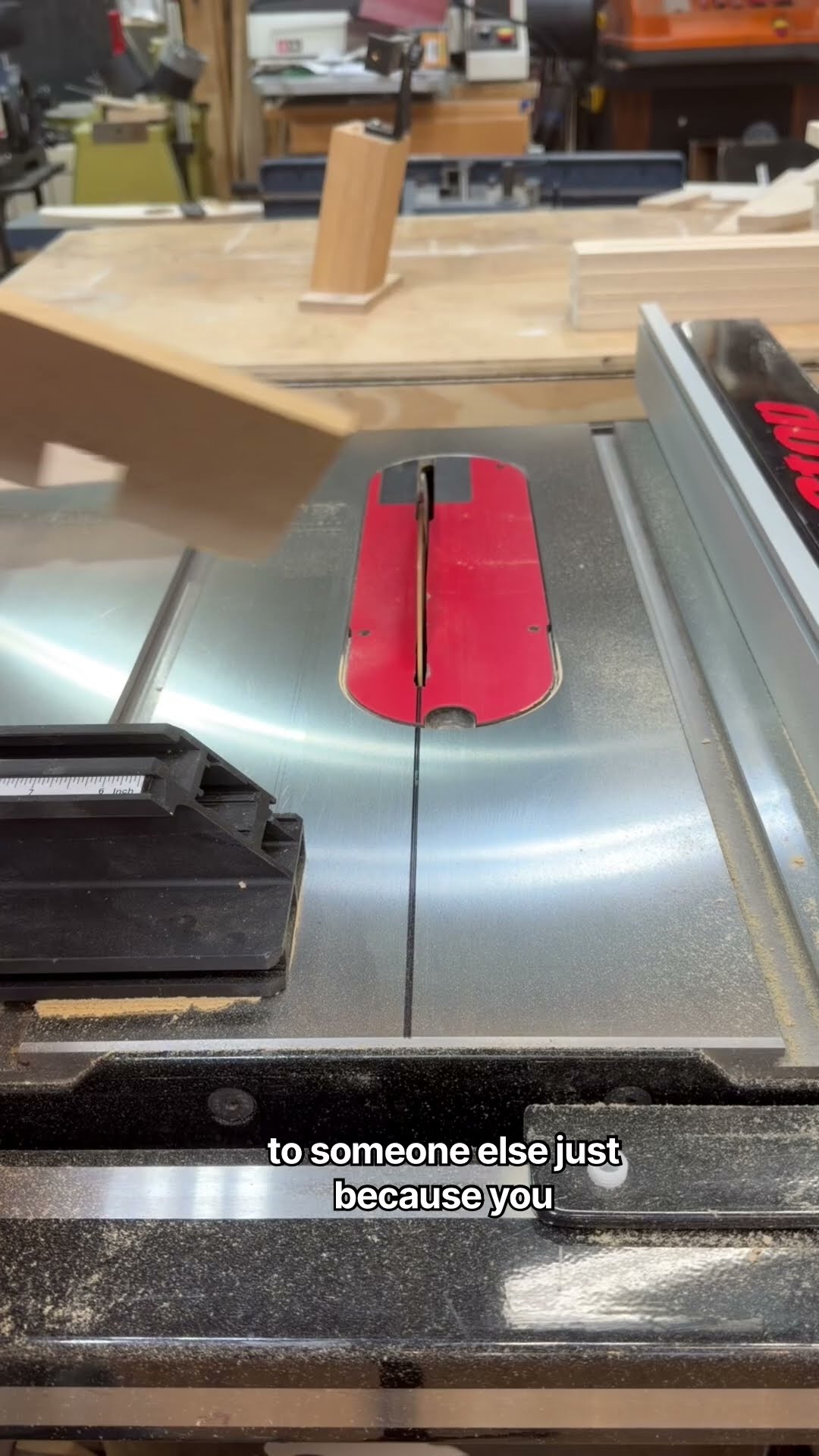 This simple trick helps improve accuracy on the tablesaw #tablesaw # ...