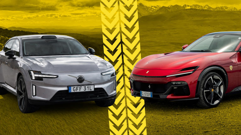 Volvo ES90 vs Ferrari Purosangue