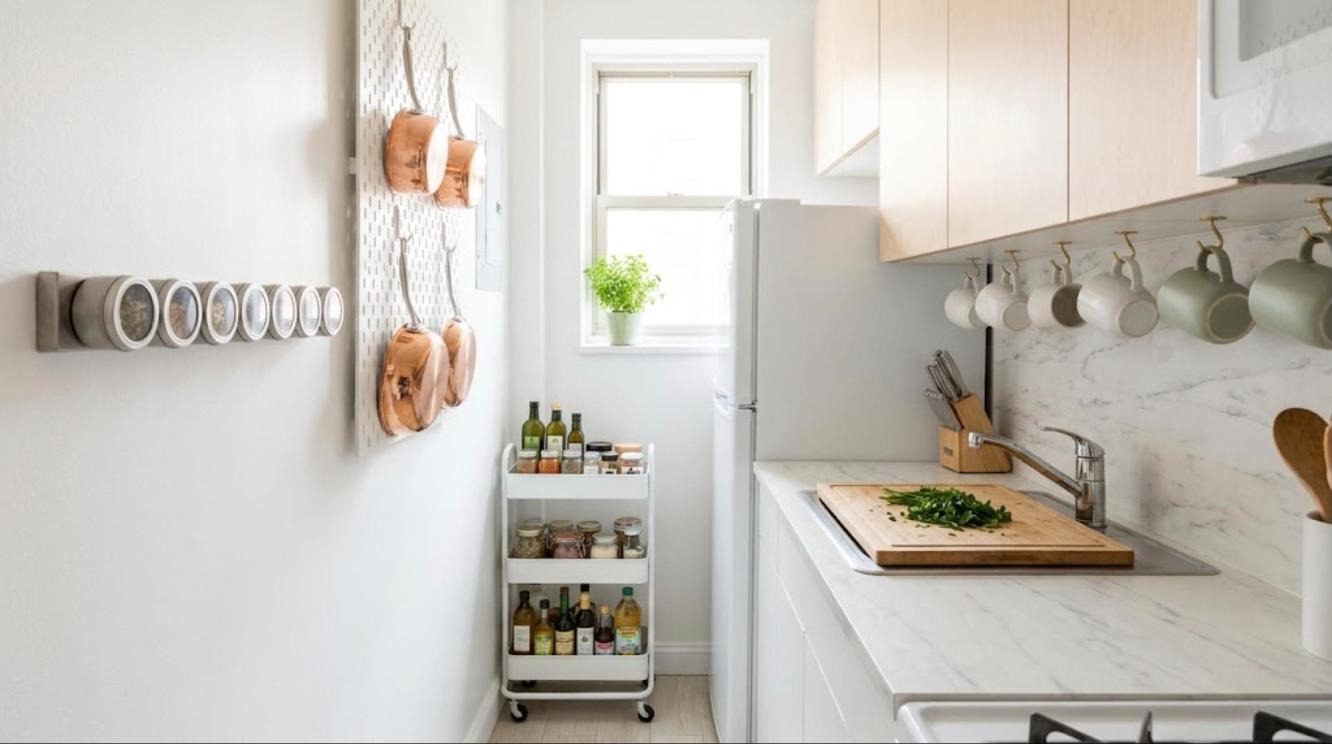 Small kitchen hacks: 15 clever tricks that make a tiny kitchen feel ...