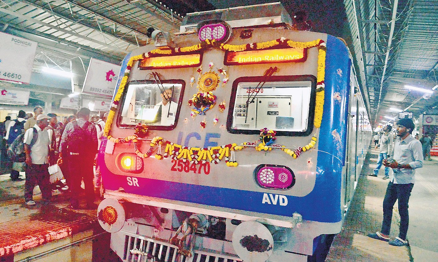 Arakkonam AC train faces heat over double fare