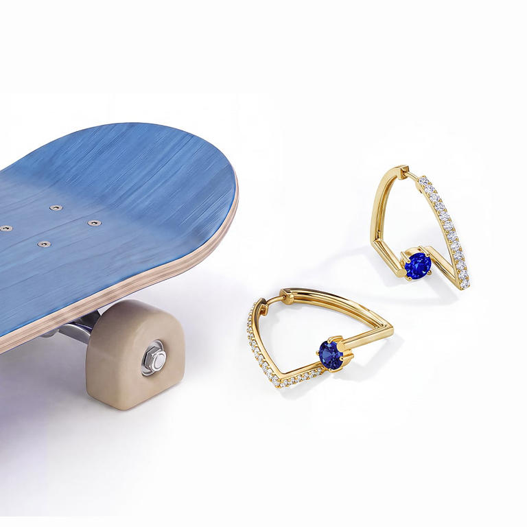 Bored with classic hoop earrings? This label has non-circular options ...