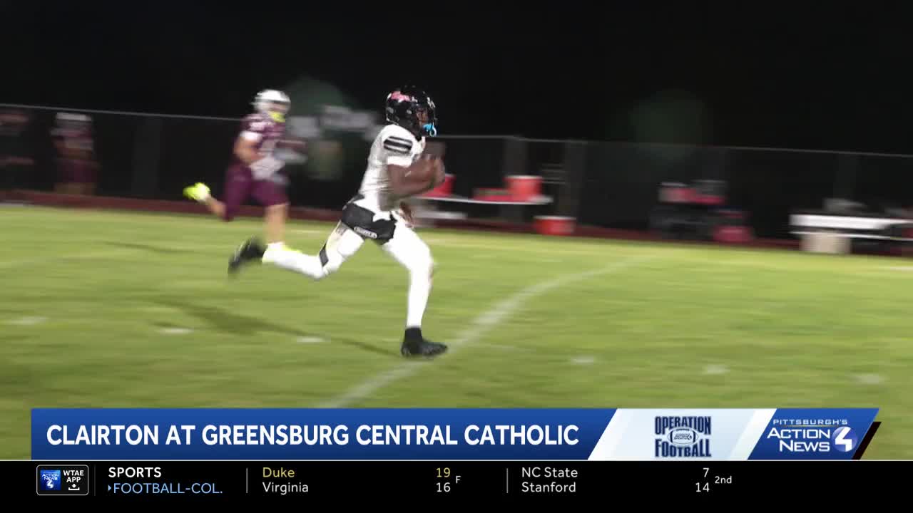 Operation football: Clairton shuts out Greensburg Central Catholic