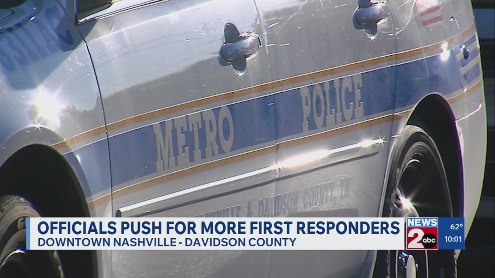 Officials push for more first responders in downtown Nashville