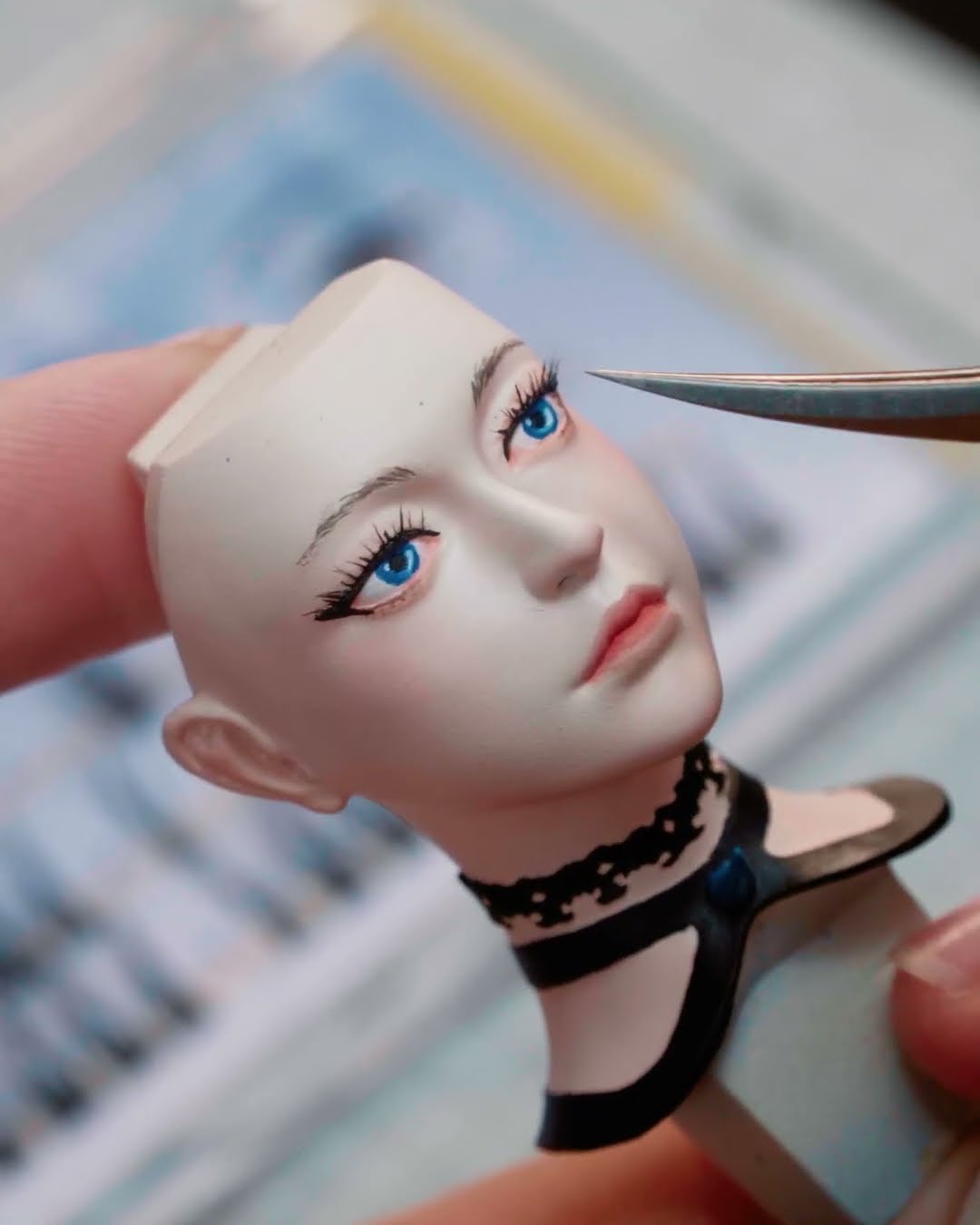 From clay to queen: crafting a stunning anime figure & gothic diorama
