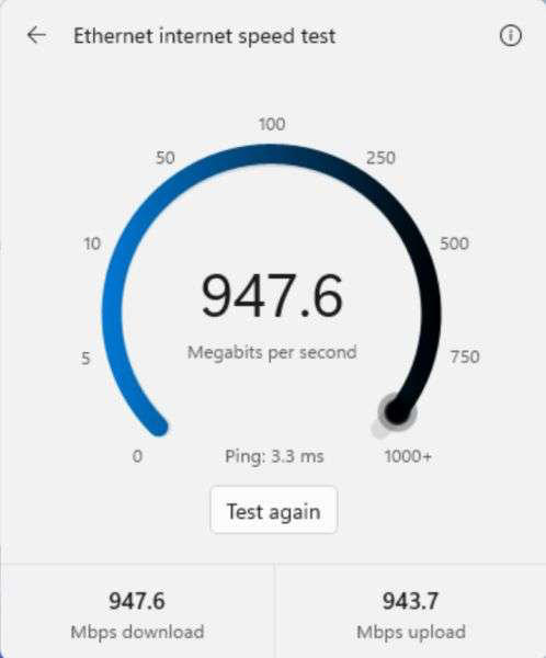 Windows 11 26H2: speed test per Internet senza browser