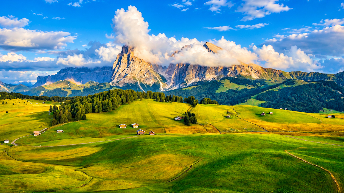 Discover the magical beauty of Italy's Dolomites and alpine countryside