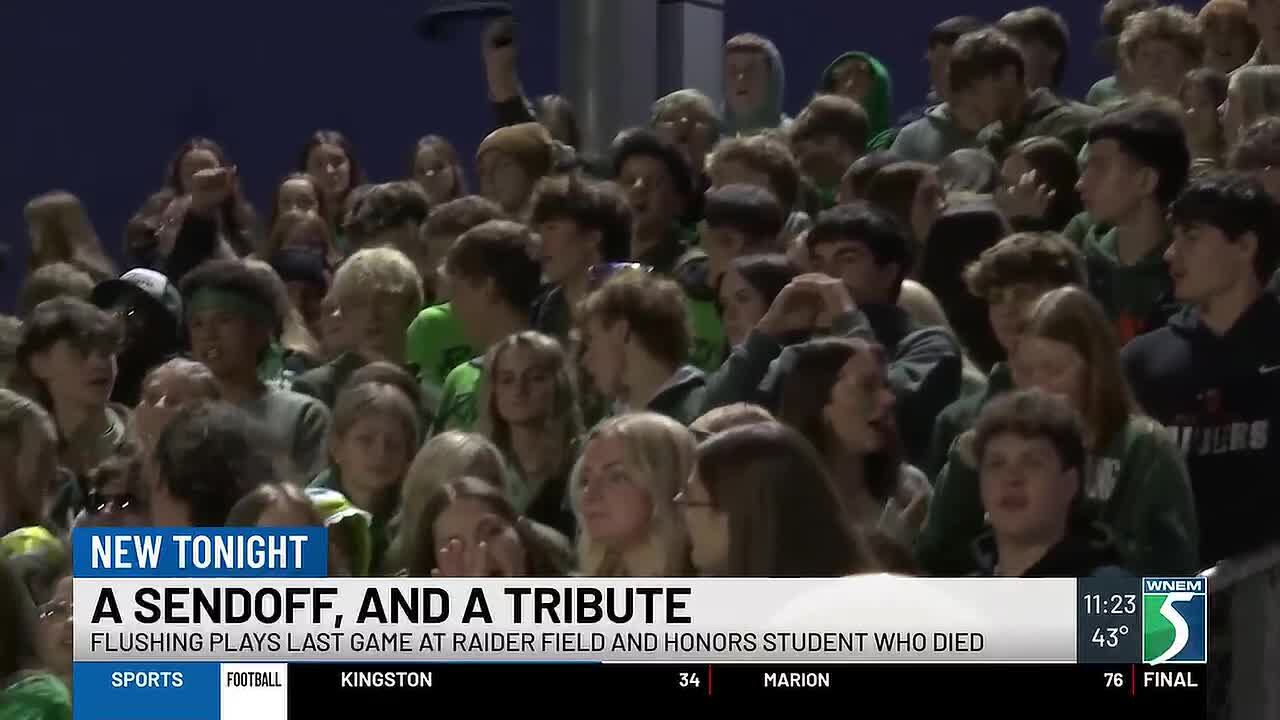 One last Friday night: Flushing says goodbye to Raider Field, honors ...