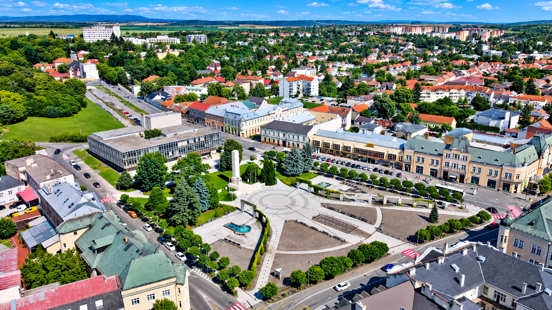 Why do European towns have central squares like this?