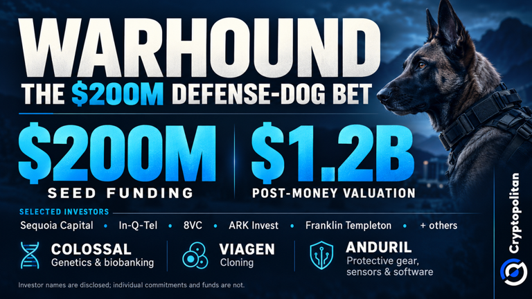 Warhound raises $200M to build genetically enhanced military dogs