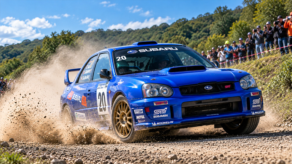 These legendary Subaru rally cars unleash incredible turbo boxer sounds