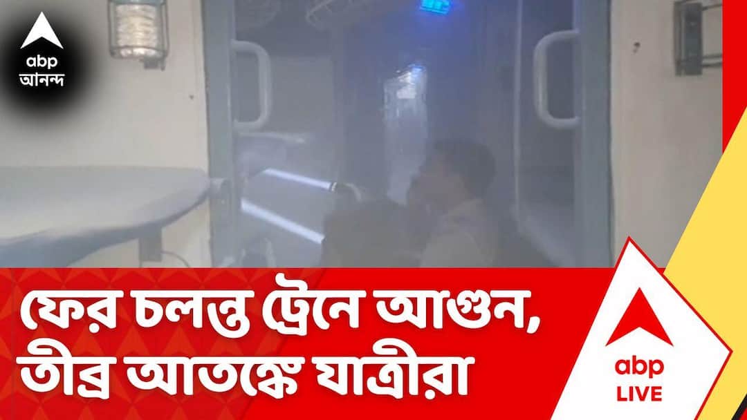 Fire at train: উত্তরপ্রদেশের বিজনৌরে শহিদ এক্সপ্রেসের স্লিপার কোচে আগুন