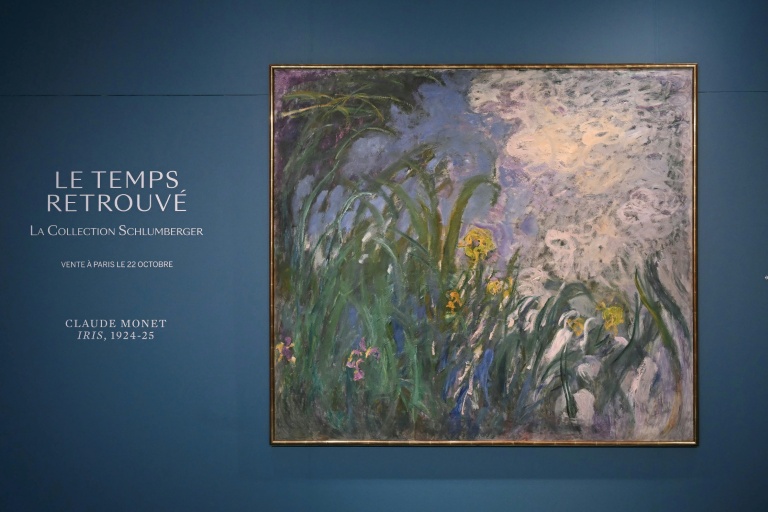 Iris de Monet se convierte en la obra de arte más cara vendida en Francia