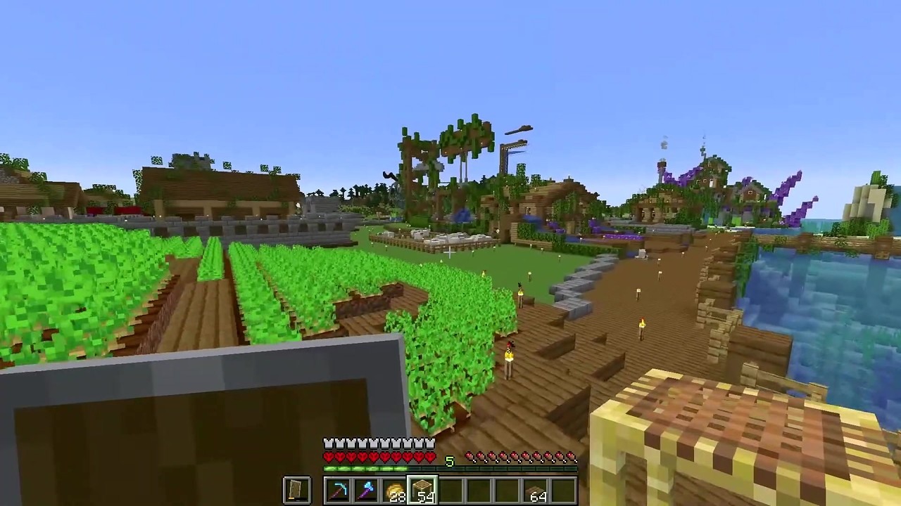 aCookieGod builds a floating airship in Minecraft hardcore