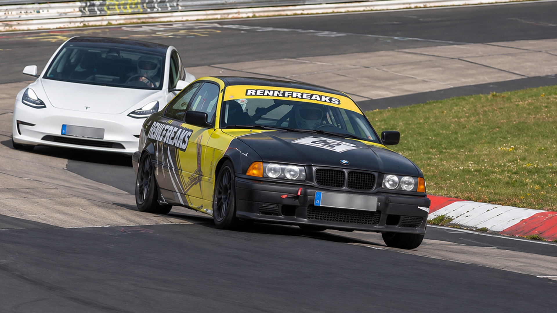 Nürburgring Nordschleife hosts a mix of cars and drivers