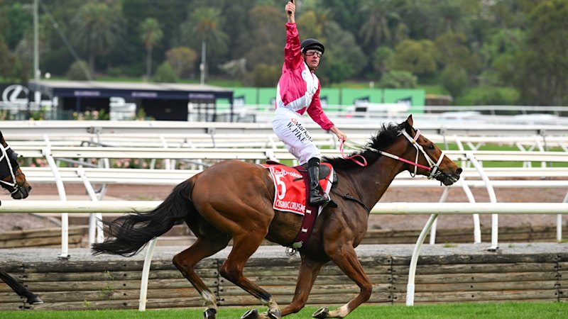 Written in the stars: Outsider Cosmic Crusader wins Cox Plate