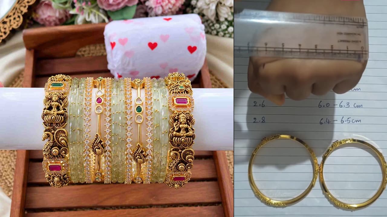How to measure bangle size at home with ruler: Simple step-by-step guide