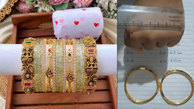 How to measure bangle size at home with ruler: Simple step-by-step guide