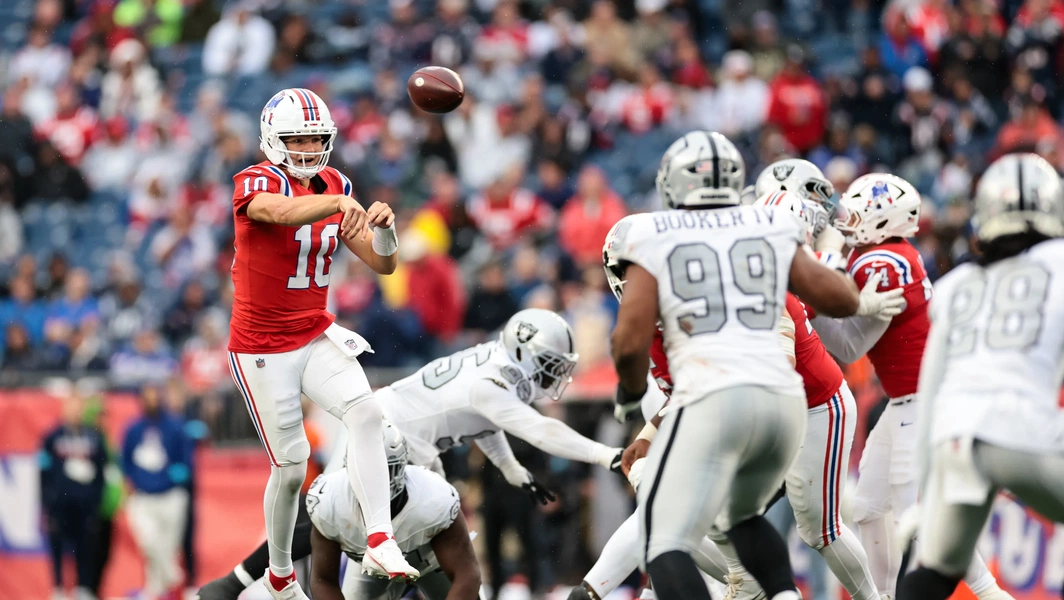 Drake Maye regrets costly interception in Patriots' loss to Bears