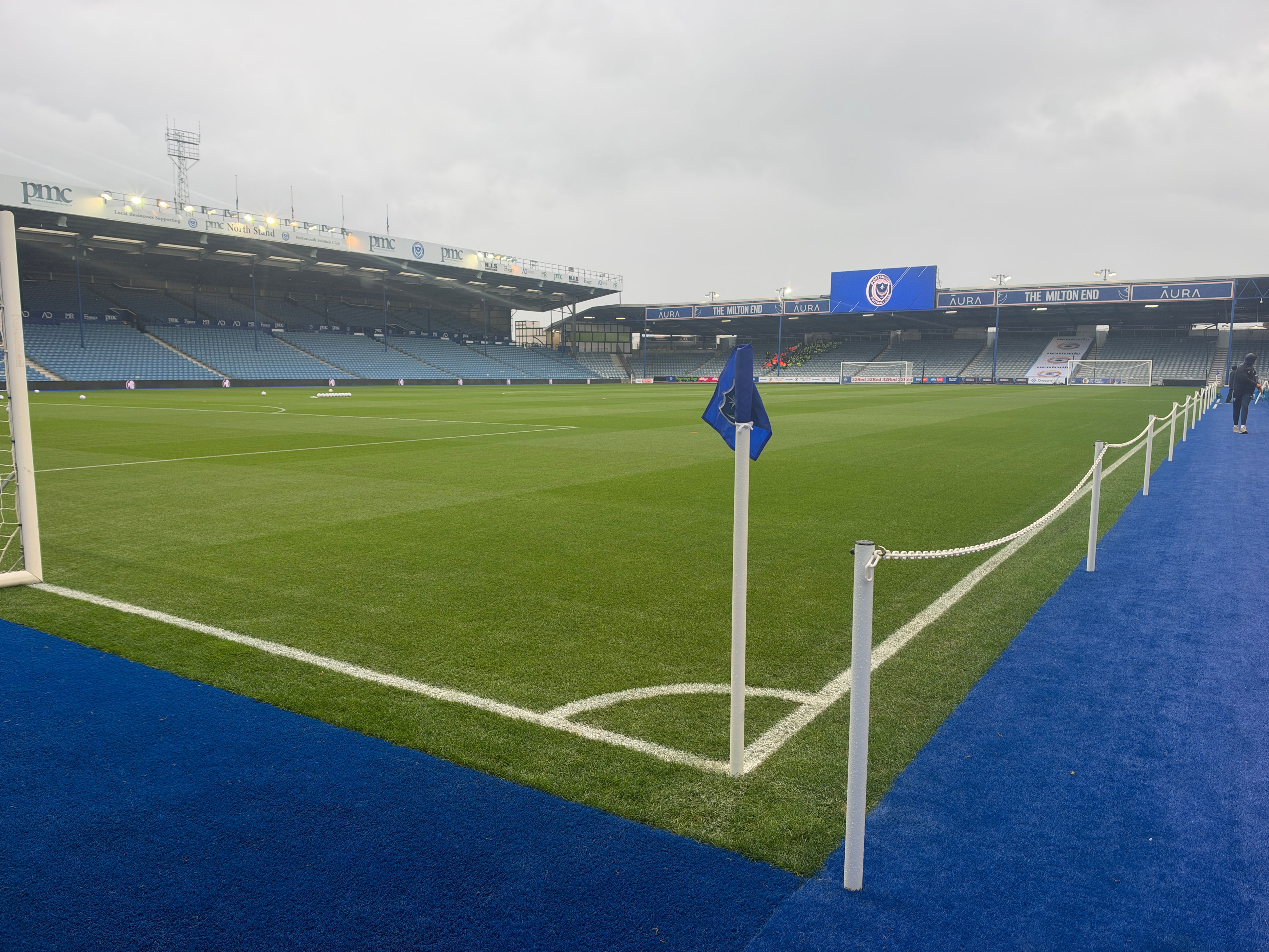 Latest: Portsmouth v Millwall pitch report amid heavy rain