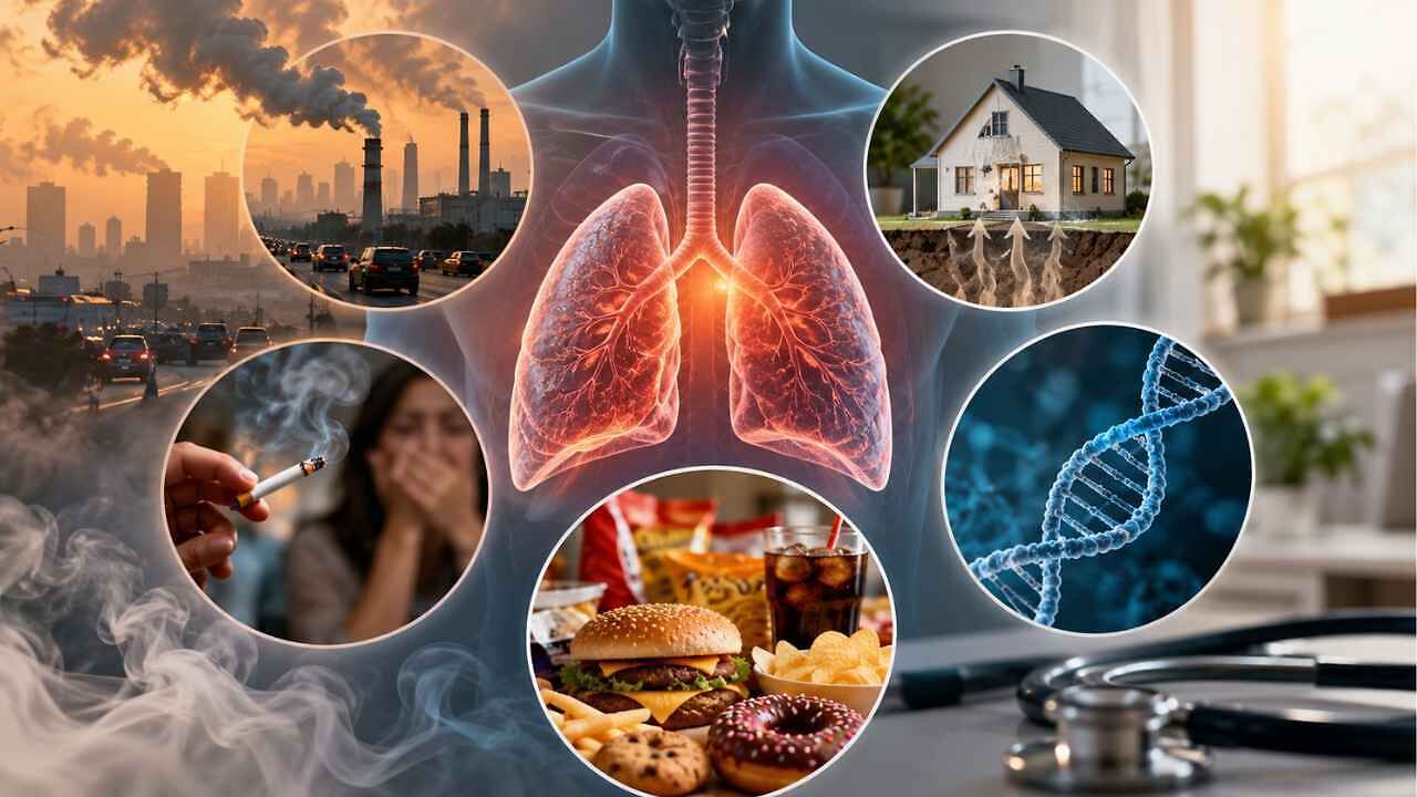 What causes lung cancer in non-smokers? The 5 risk factors to know