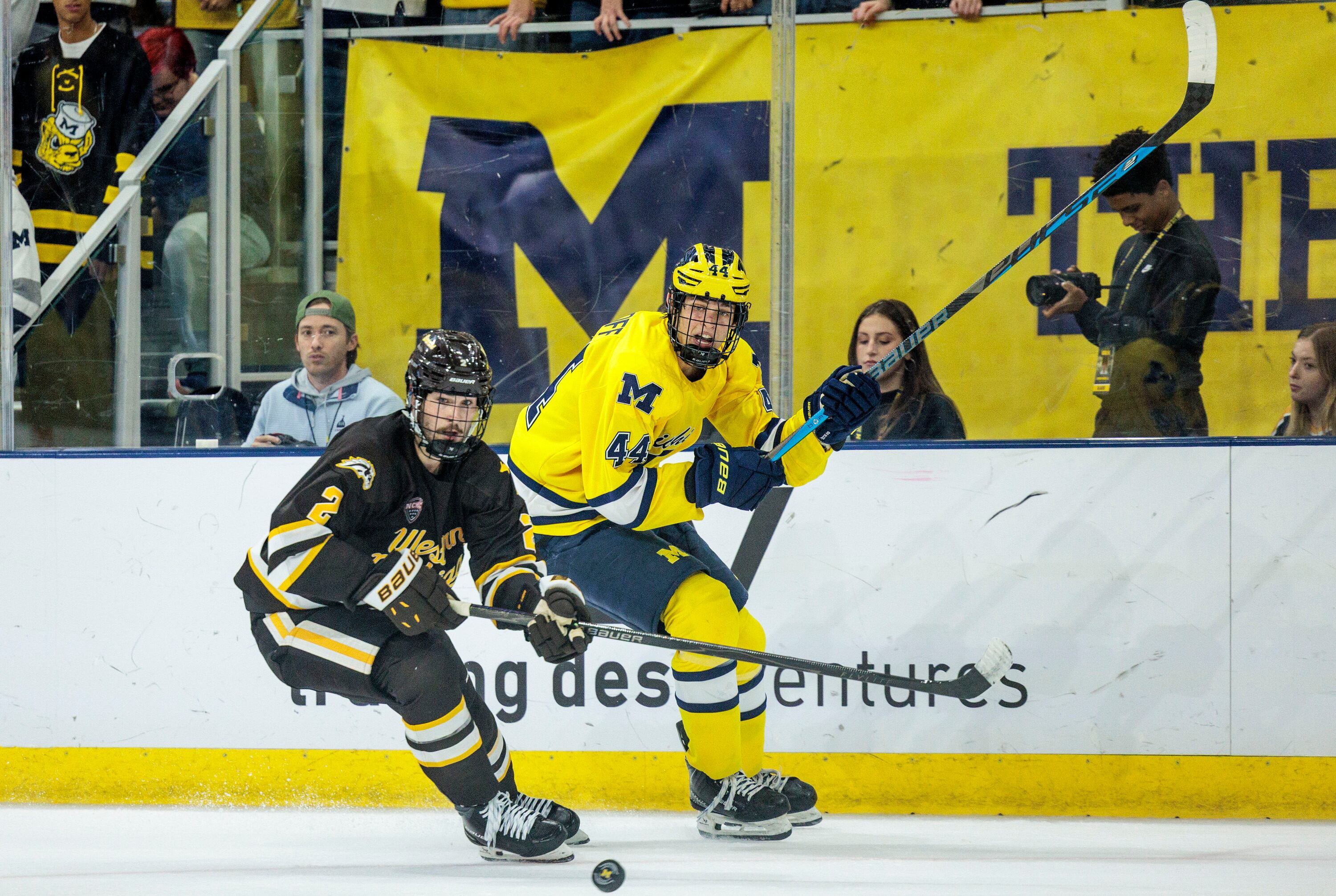 Michigan hockey’s Will Horcoff goes from Hail Mary witness to last ...