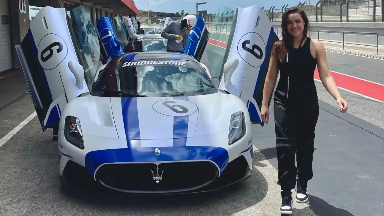 Tom tests a Maserati MC20 on Potenza Race tires at Portimao