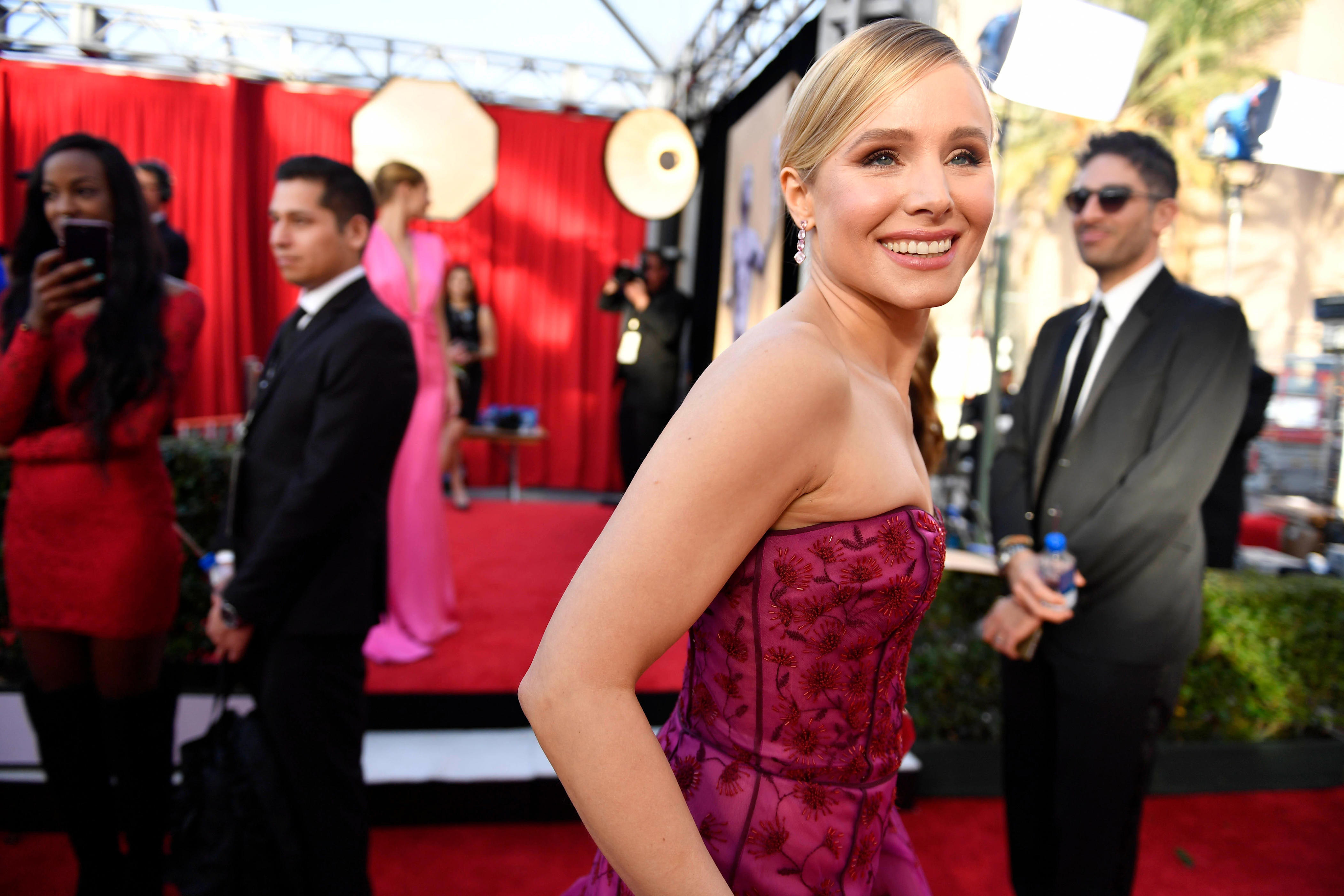 Kristen Bell admits she cries every single week