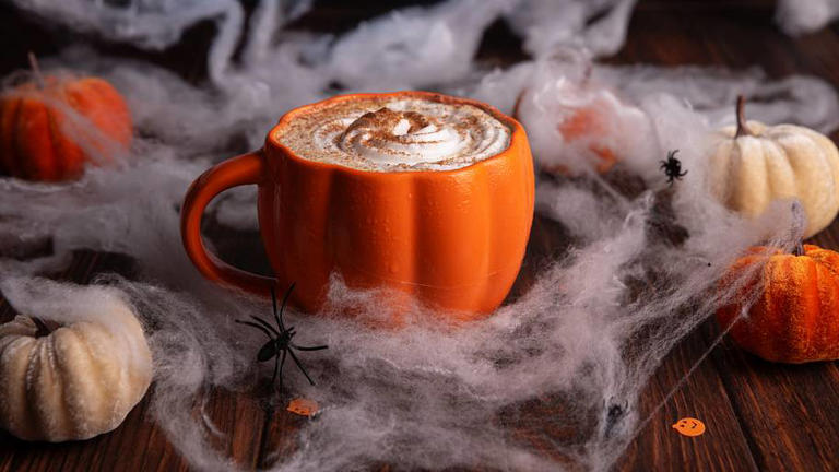 Can you spot the spirits hiding in these pumpkin spice lattes?