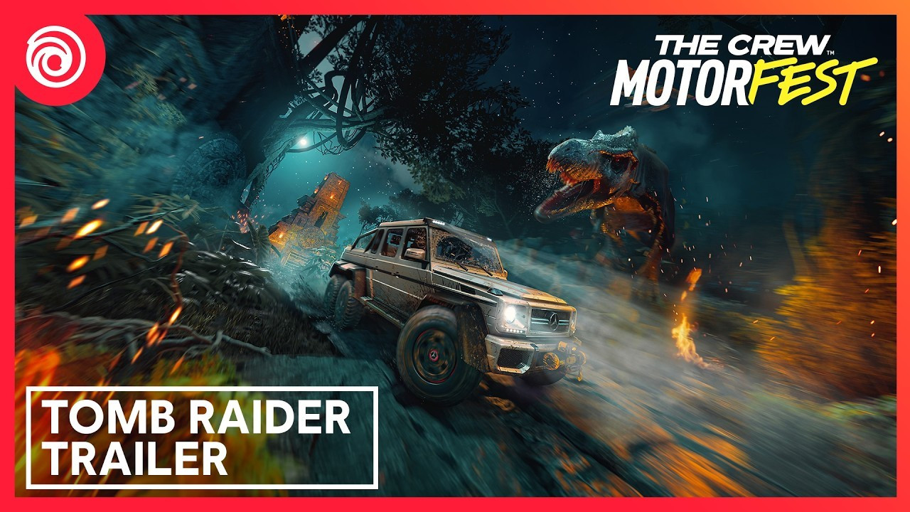 Lara Croft meets GI Joe and joins The Crew Motorfest for Tomb Raider's 30th