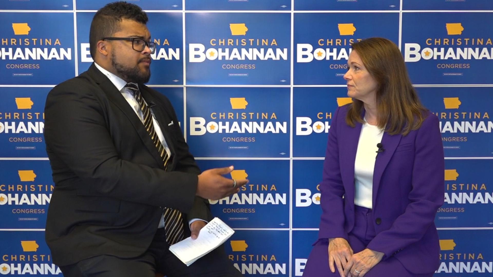 Democrat Christina Bohannan running in Iowa's 1st Congressional ...