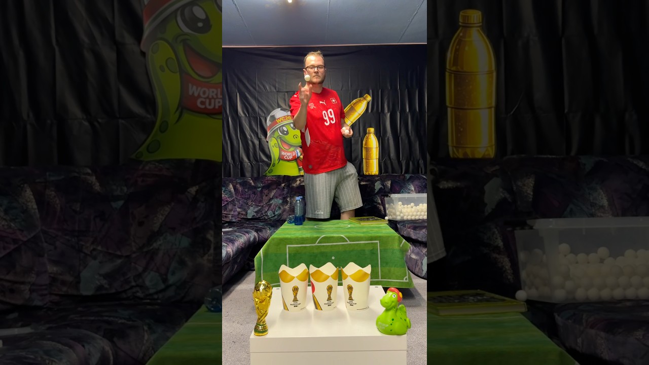 World Cup style football trick shots