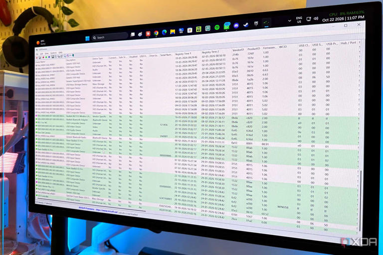 Windows remembers every USB device you've plugged in, and checking your ...