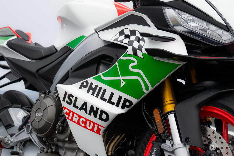 Aprilia RS 660 Phillip Island tribute says goodbye to historic circuit