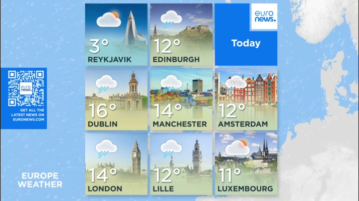 Weather Europe today (2026/10/24)