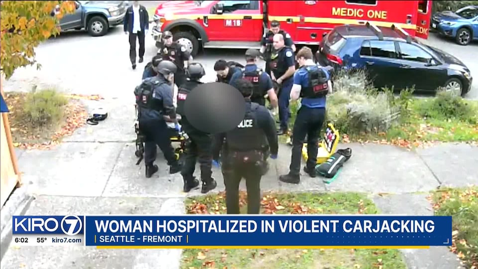 Woman stabbed, hit with sledgehammer during carjacking