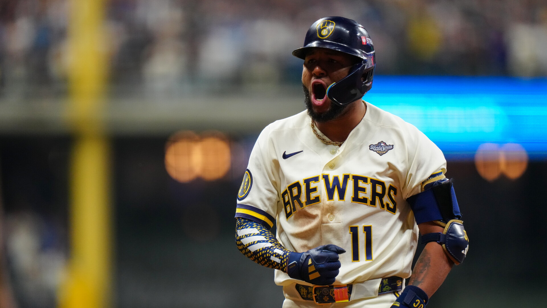 Brewers withstand Rays’ comeback attempt to win 3-2 in Game 1 of World ...