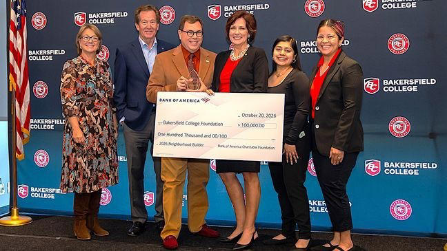 Bank of America awards $100K to Bakersfield College program