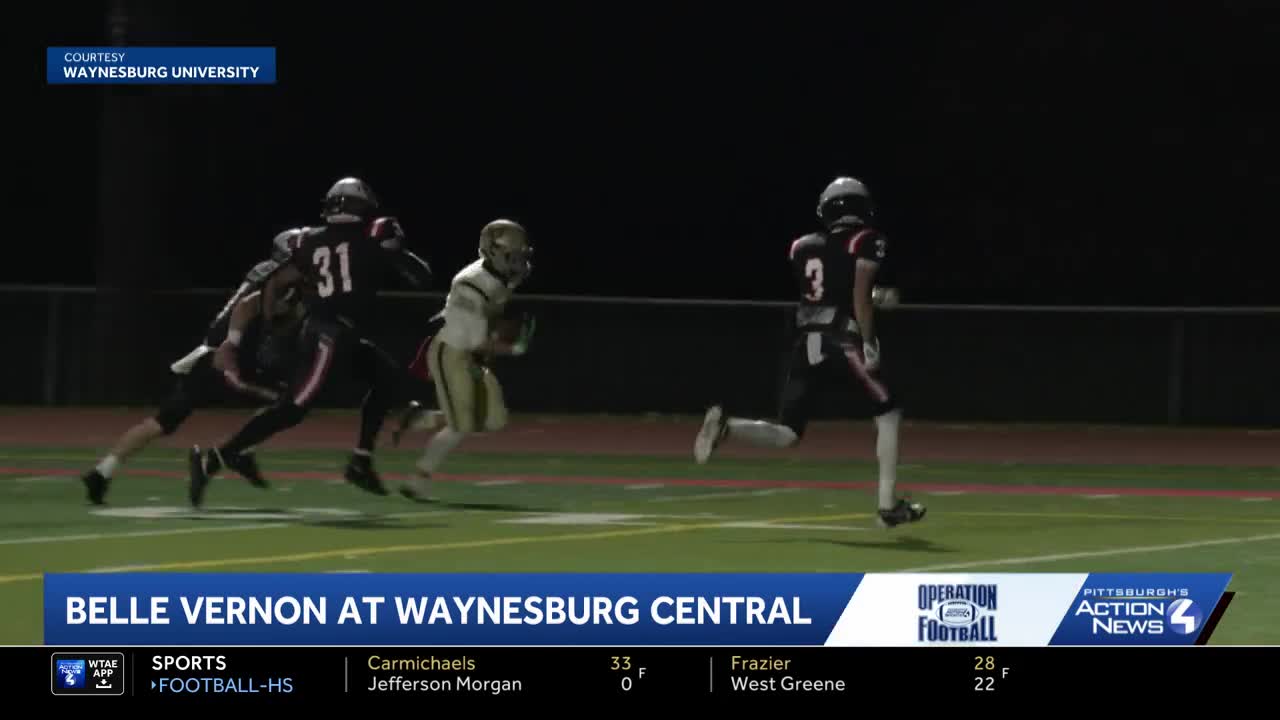 Operation football: Belle Vernon beats Waynesburg Central