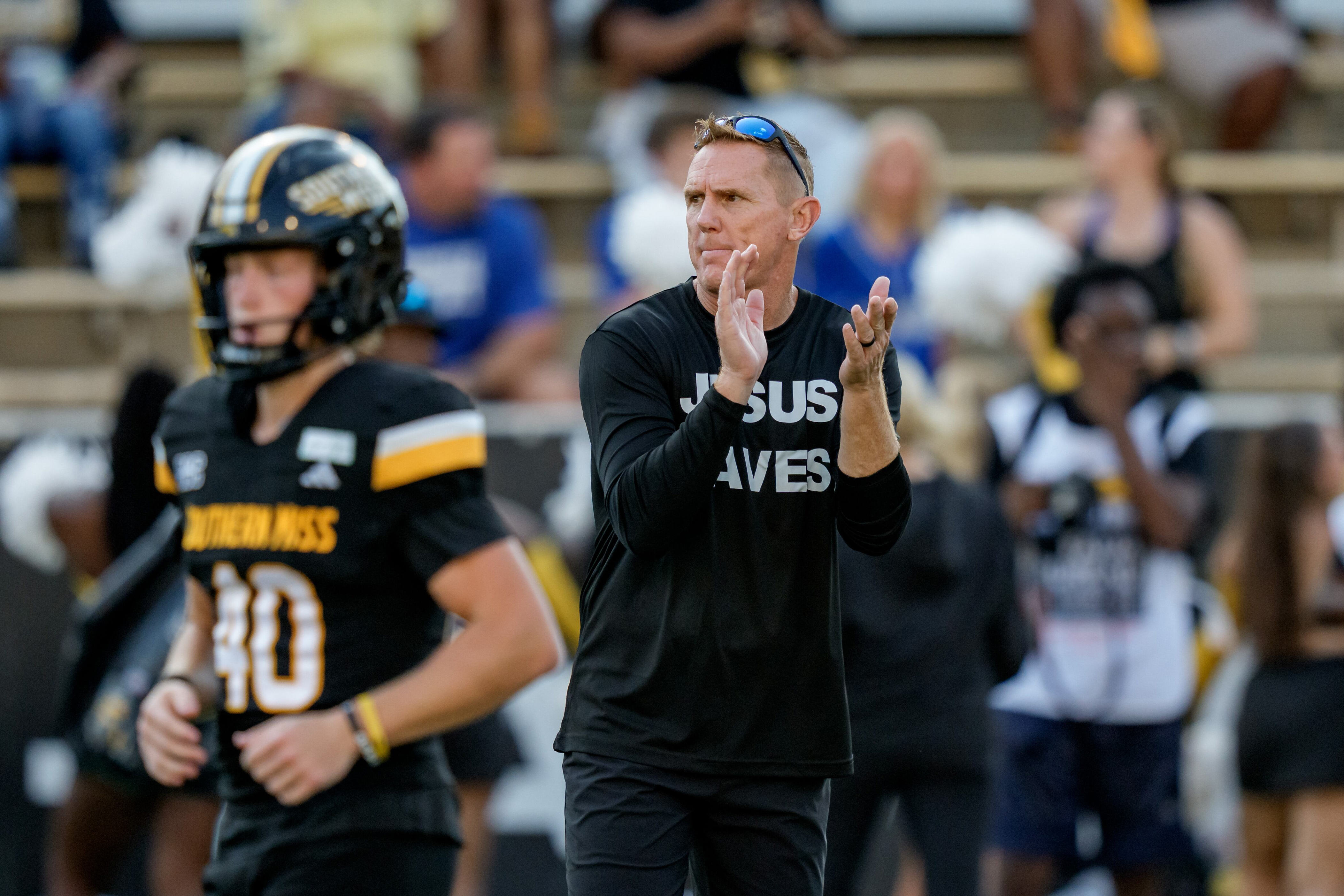 USM plays Louisiana-Lafayette in homecoming game at Renasant Stadium