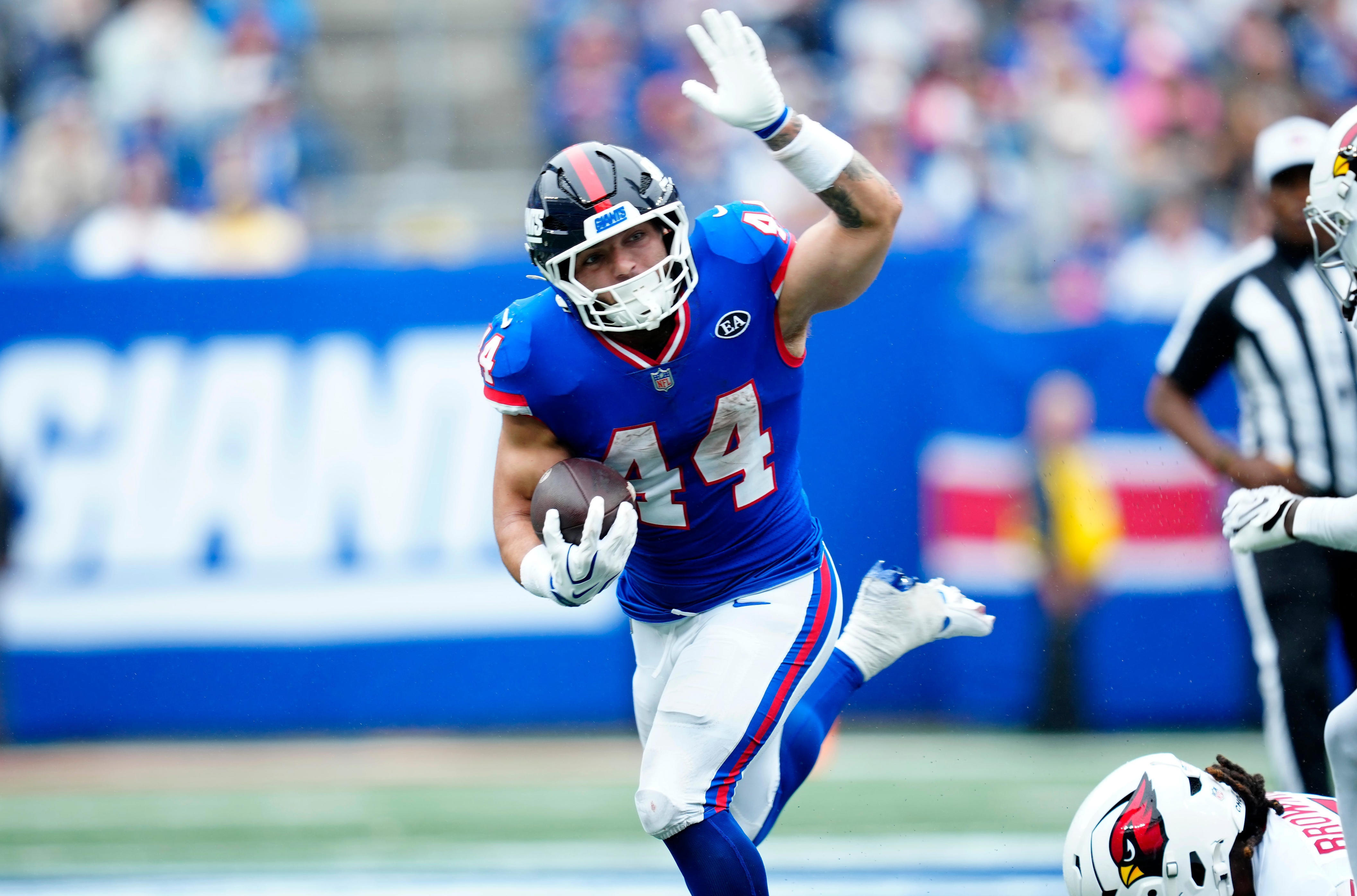 Cam Skattebo to have a role in week 7