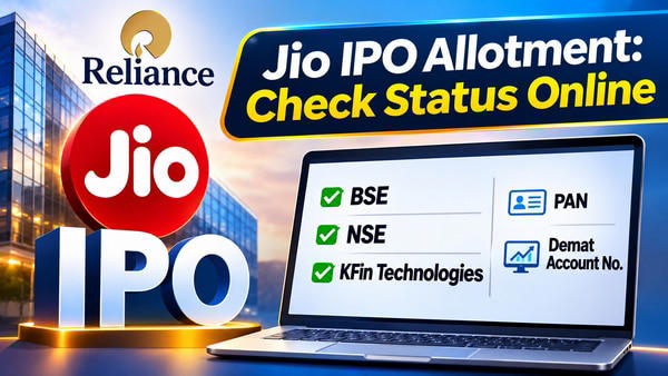 Reliance Jio Platforms IPO allotment status check online by PAN number ...