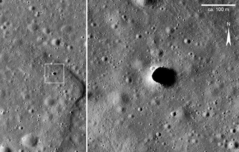 NASA will probe a moon pit that may hide a 31-mile lava tube