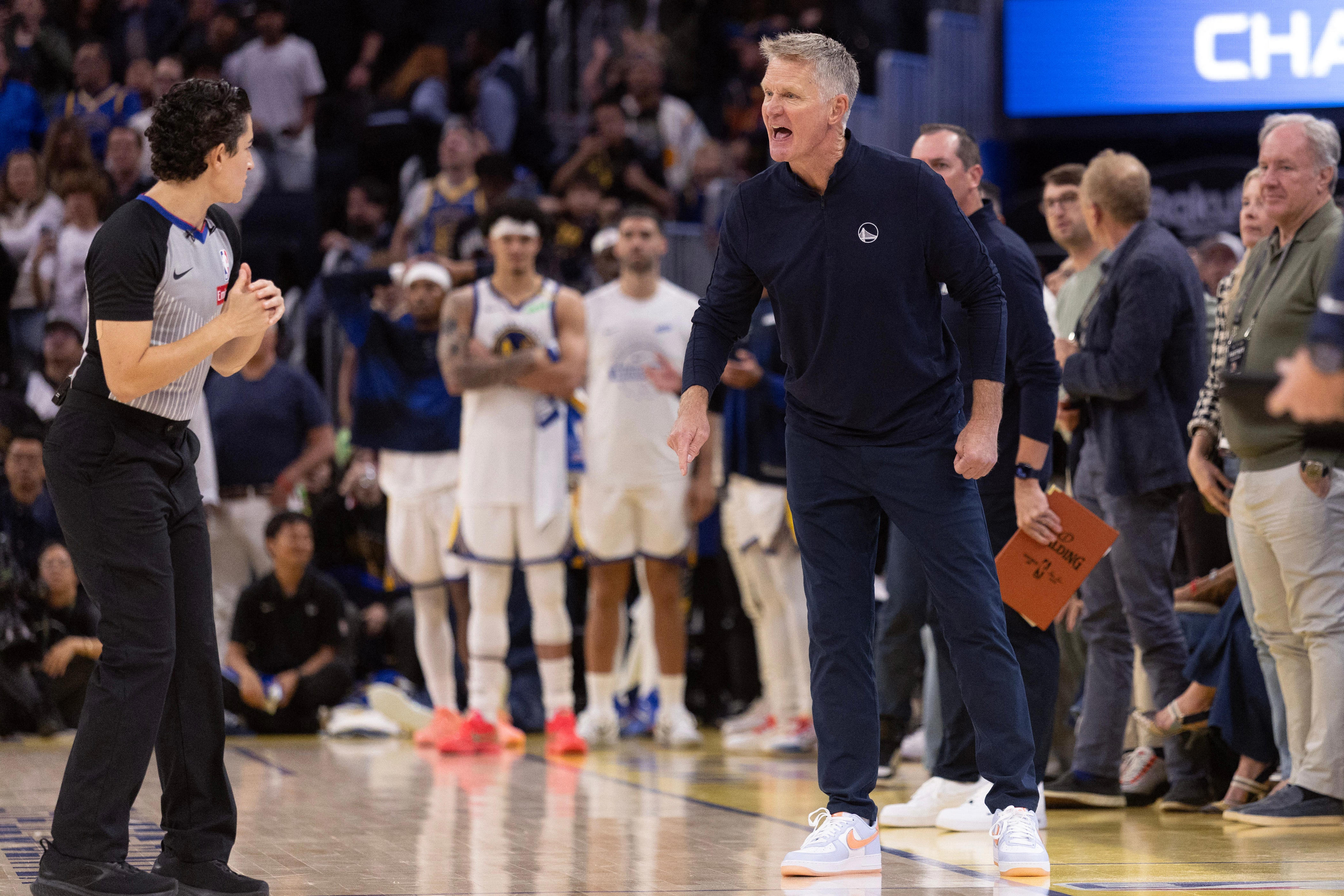 Warriors coach Steve Kerr displeased by calls, accuses Memphis ...