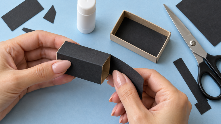 How to make a matchbox camera with a secret note