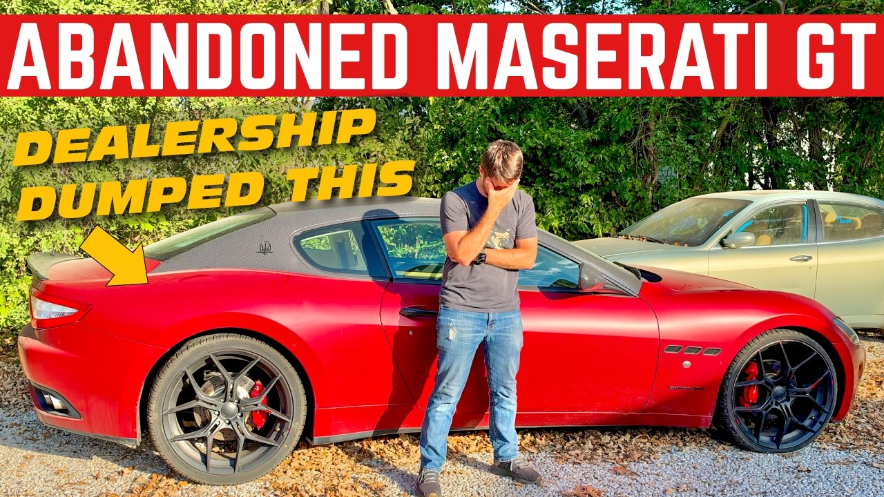 This abandoned Maserati was just dumped in my driveway (they want me to ...