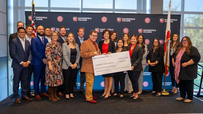 Bank of America awards $100K to Bakersfield College program