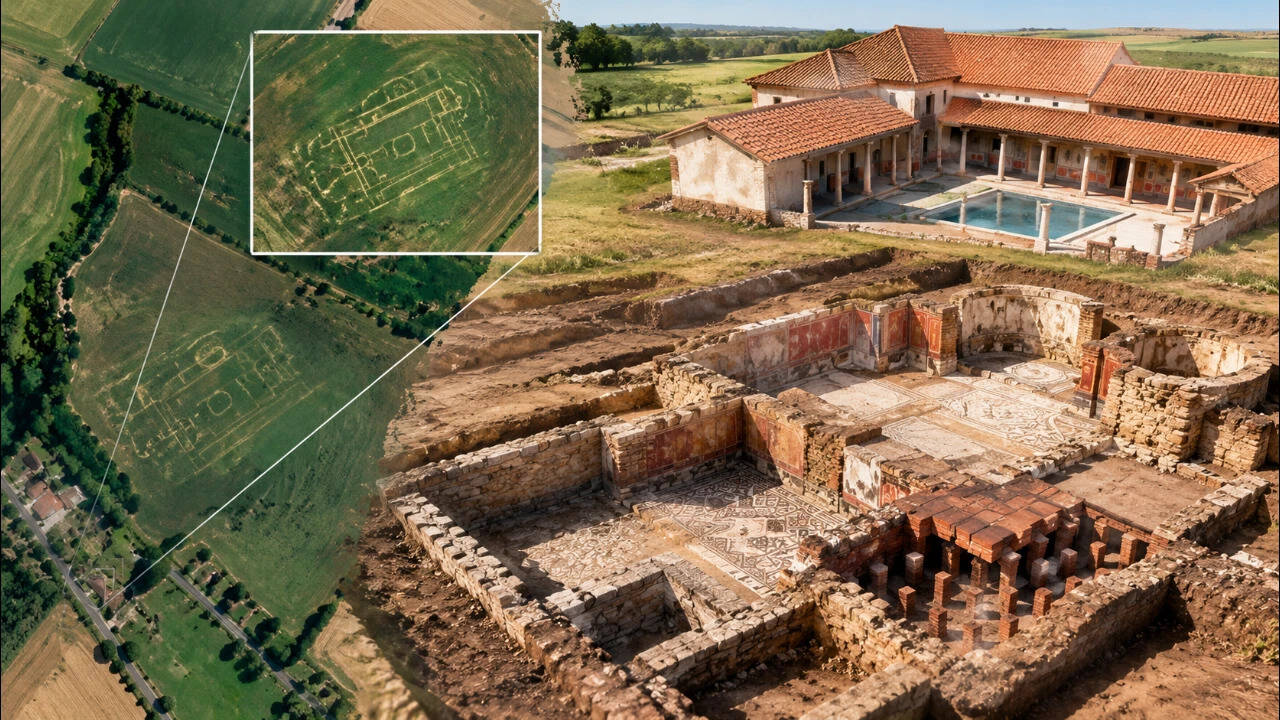 Kent Roman villa revealed: Google Earth leads volunteers to rare ...