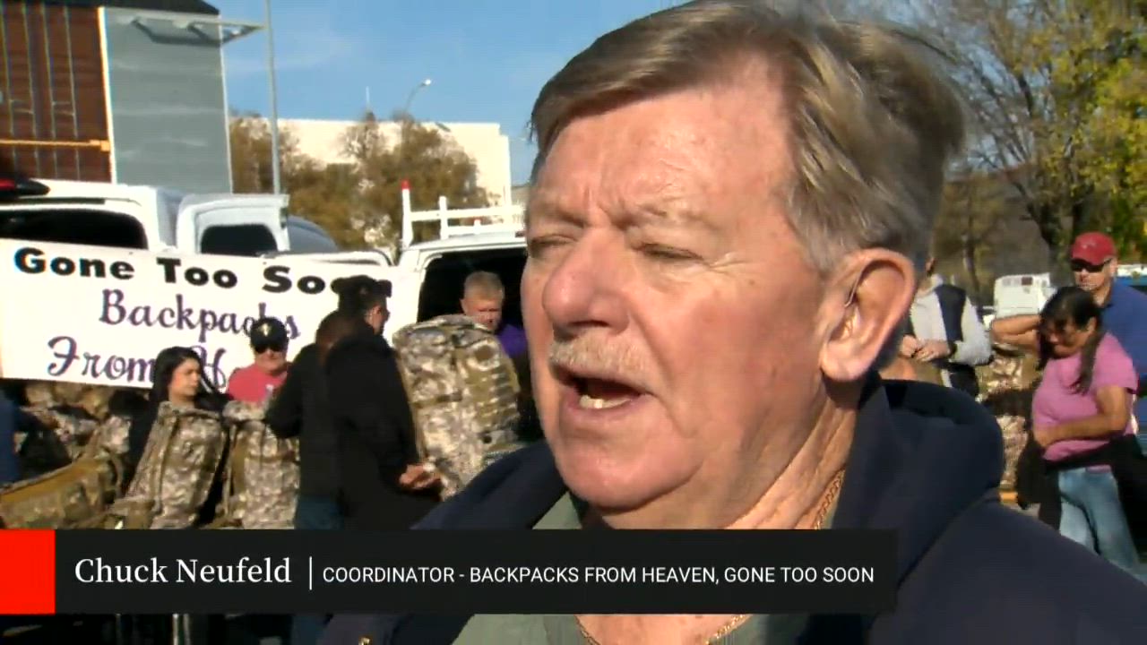 Backpacks from Heaven helping homeless