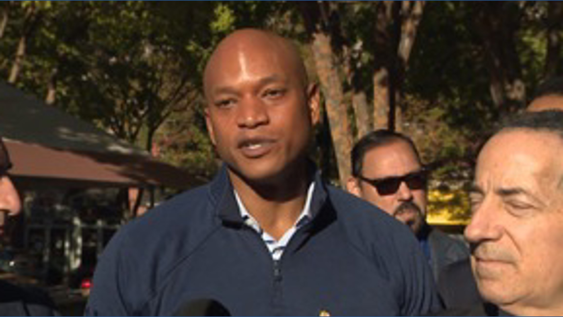 Governor Wes Moore campaigns in Silver Spring for early voting